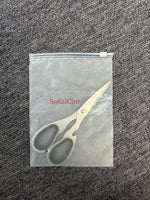 SoKalChw 1/2 inch Embroidery Scissors, Black Handle