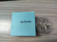 apolyone Paper Clips 500pcs Paper Clips Assorted Sizes Large/Small Paper Clips (500PCS)