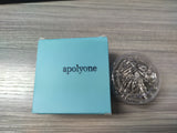 apolyone Paper Clips 500pcs Paper Clips Assorted Sizes Large/Small Paper Clips (500PCS)