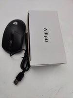 Ailipu Button Wired USB Computer Mouse, Single, Black