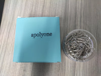 apolyone Paper Clips 500pcs Paper Clips Assorted Sizes Large/Small Paper Clips (500PCS)