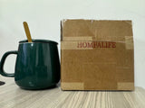 HOMFALIFE Modern Dining Mugs - Large & Multipurpose Shape Mugs, Microwave & Dishwasher Safe