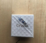 CYWNA New rings female version niche design fashion exquisite heart inlaid rings