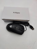 Ailipu Button Wired USB Computer Mouse, Single, Black