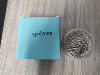 apolyone Paper Clips 500pcs Paper Clips Assorted Sizes Large/Small Paper Clips (500PCS)