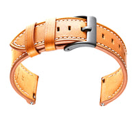 LuvBuRovGli 18mm 20mm 22mm Classic Genuine Leather Watch Band Strap Quick Release Wristband