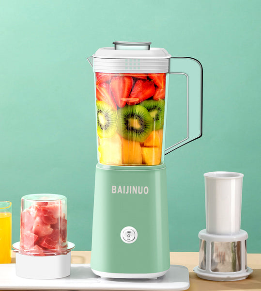 BAIJINUO Juicer Multifunctional Juicer Electric Small Portable Household Juicer