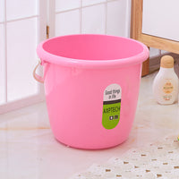 AXPTECH 2 pack Household Bathroom pails plastic bucket thickened dormitory student laundry bucket bathroom bath bucket