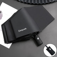 Zaquak Fully automatic umbrella for men and women folding large reinforced thickening sun umbrella sunshade sunscreen and UV protection