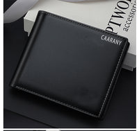 CAARANY Wallets Men's Genuine Leather Short Wallets New Men's High-end Men's Top Layer Cowhide Wallets