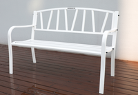 GARDENSTAR Park benches, outdoor benches, benches, leisure outdoor chairs, courtyard benches, iron backrests, balconies